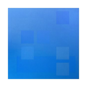 Guy de Lussigny: Crethon, 1976, Acryl auf Holz, 95 x 95 cm